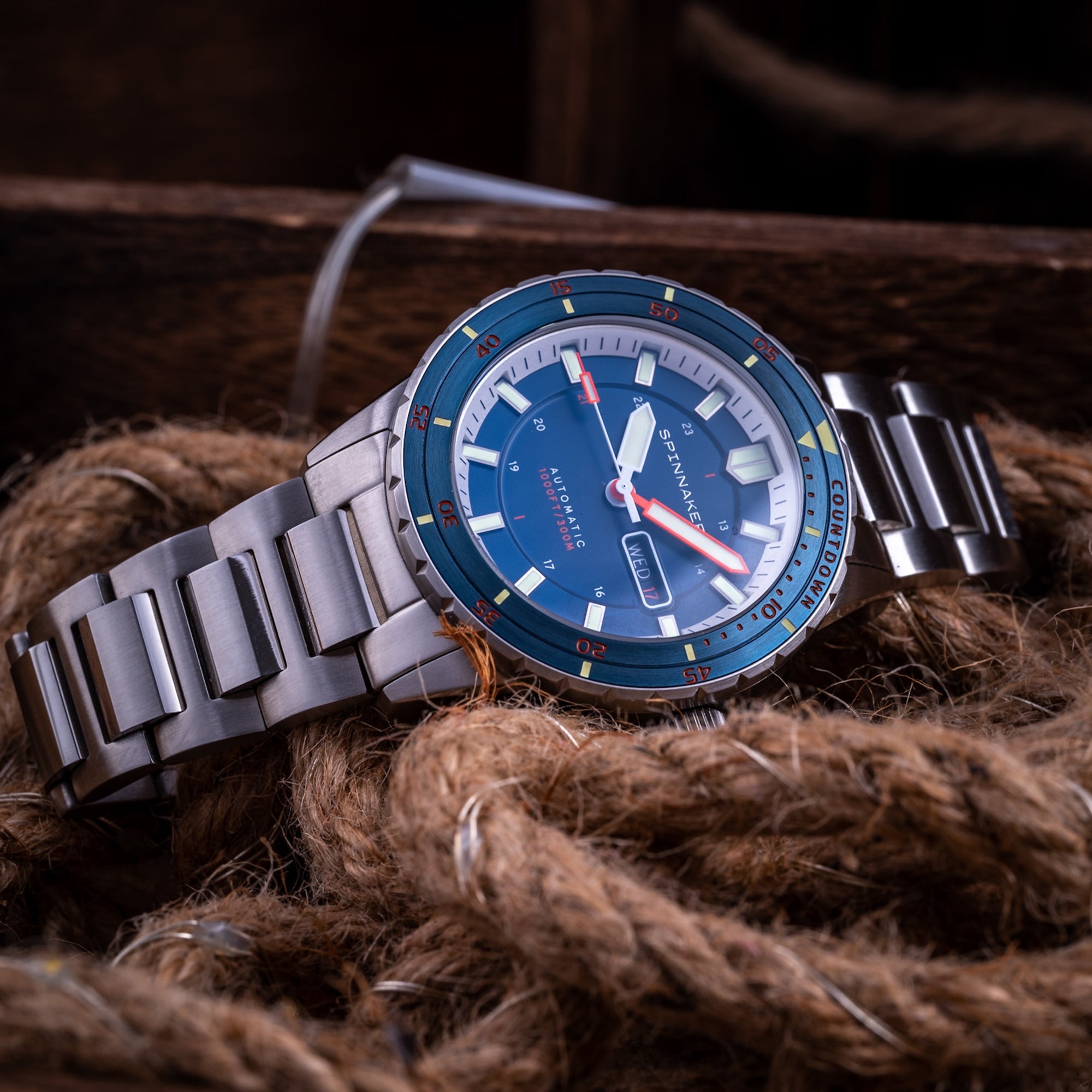 SPINNAKER Spinnaker Hass Men's Japanese Automatic Azure Blue Watch SP-5099-44