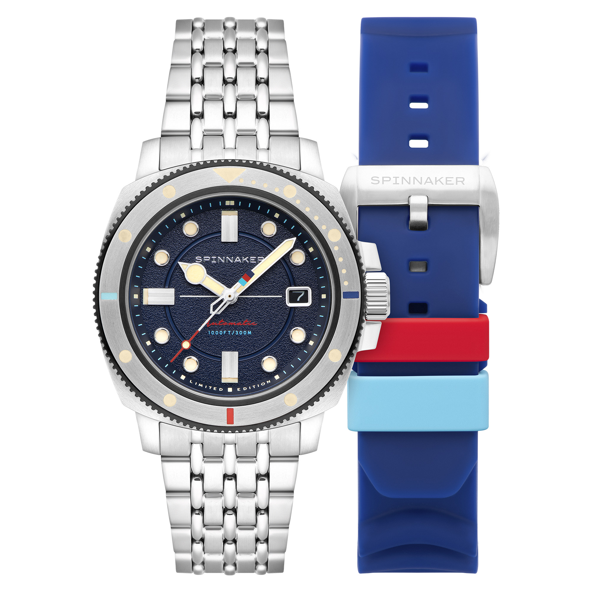 SPINNAKER Spinnaker Hull Commander Automatic Help For Heroes Limited Edition Valiant Blue Men's Watch SP-5114-66-HH