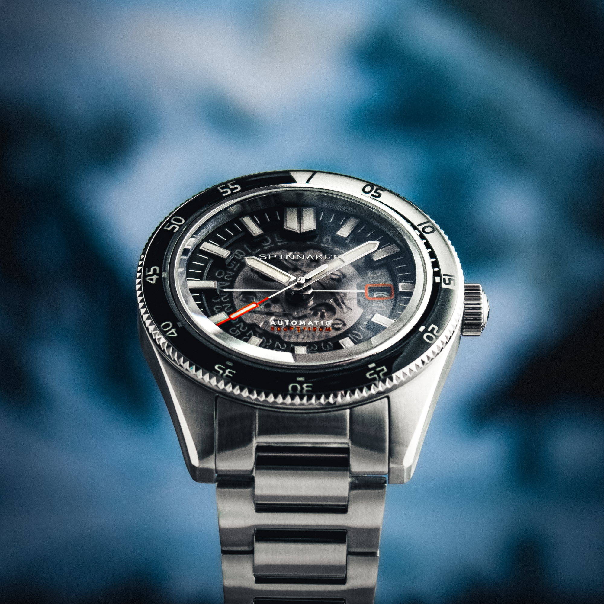 SPINNAKER Spinnaker Fleuss Automatic Severn Edition Wet Suit Black Men's Watch SP-5118-11