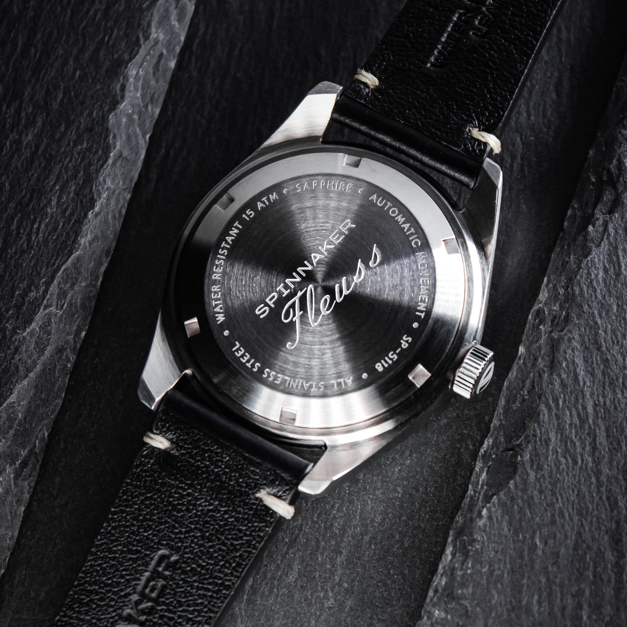 SPINNAKER Spinnaker Fleuss Automatic Severn Edition Wet Suit Black Men's Watch SP-5118-11