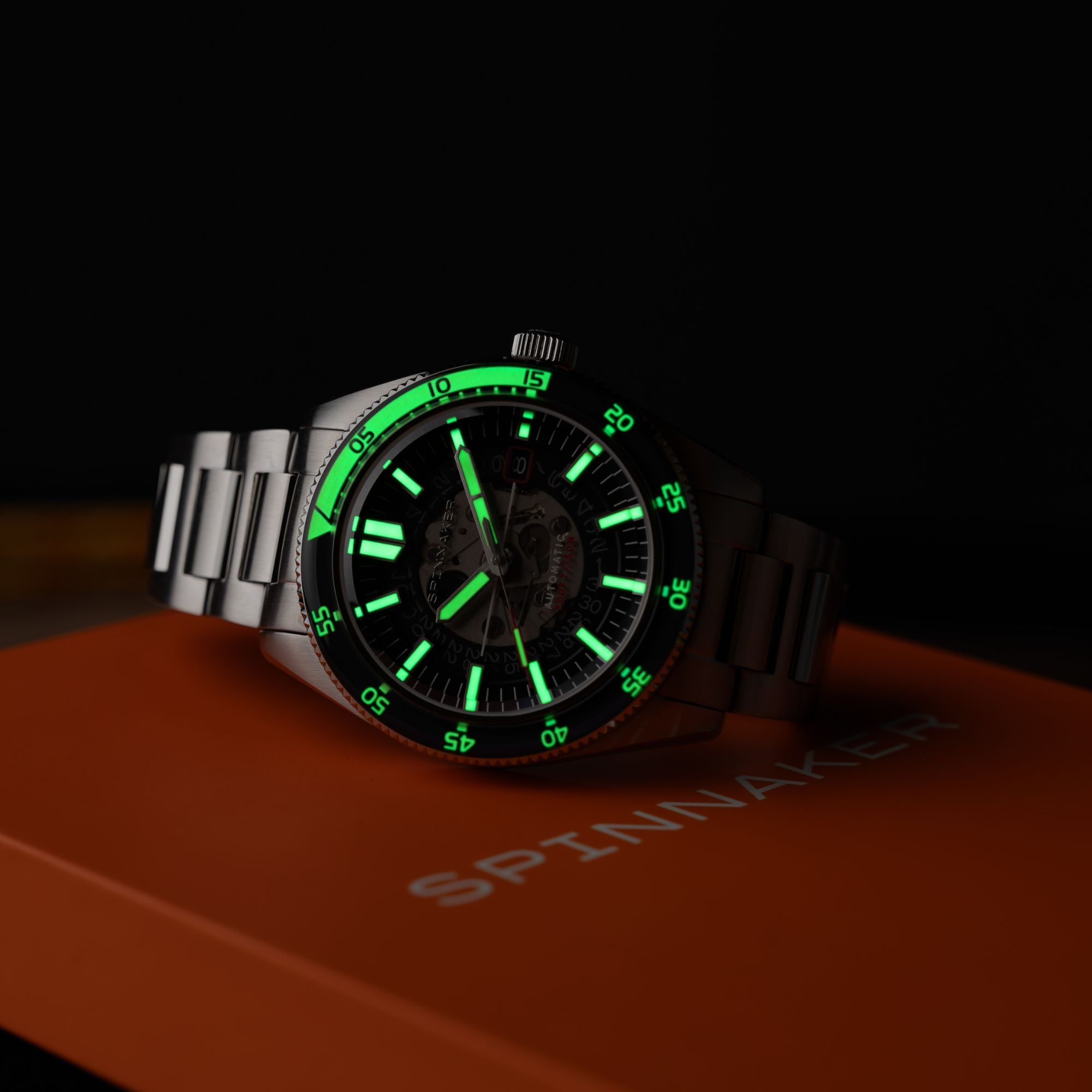 SPINNAKER Spinnaker Fleuss Automatic Severn Edition Moonlight Blue Men's Watch SP-5118-22