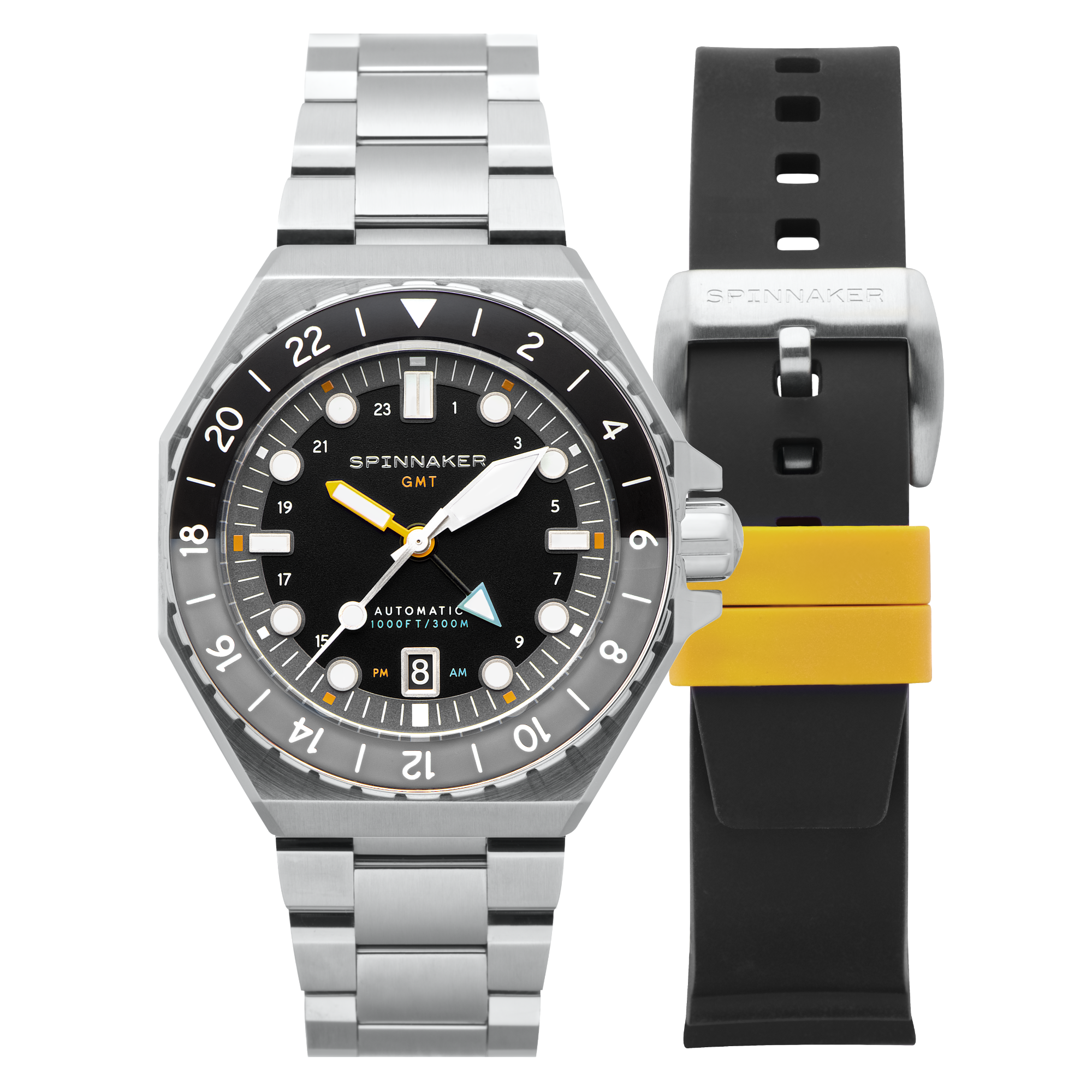 SPINNAKER Spinnaker Harbour Grey Dumas GMT Automatic Men's Watch SP-5119-11