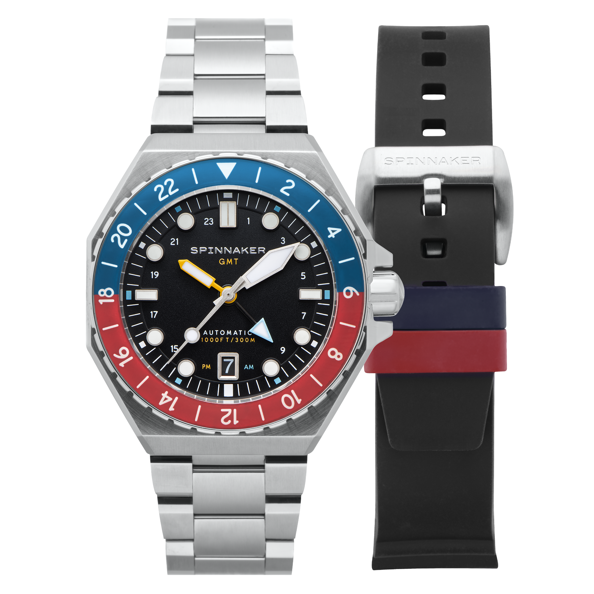 SPINNAKER Spinnaker Cobalt Crimson Dumas GMT Automatic Men's Watch SP-5119-44