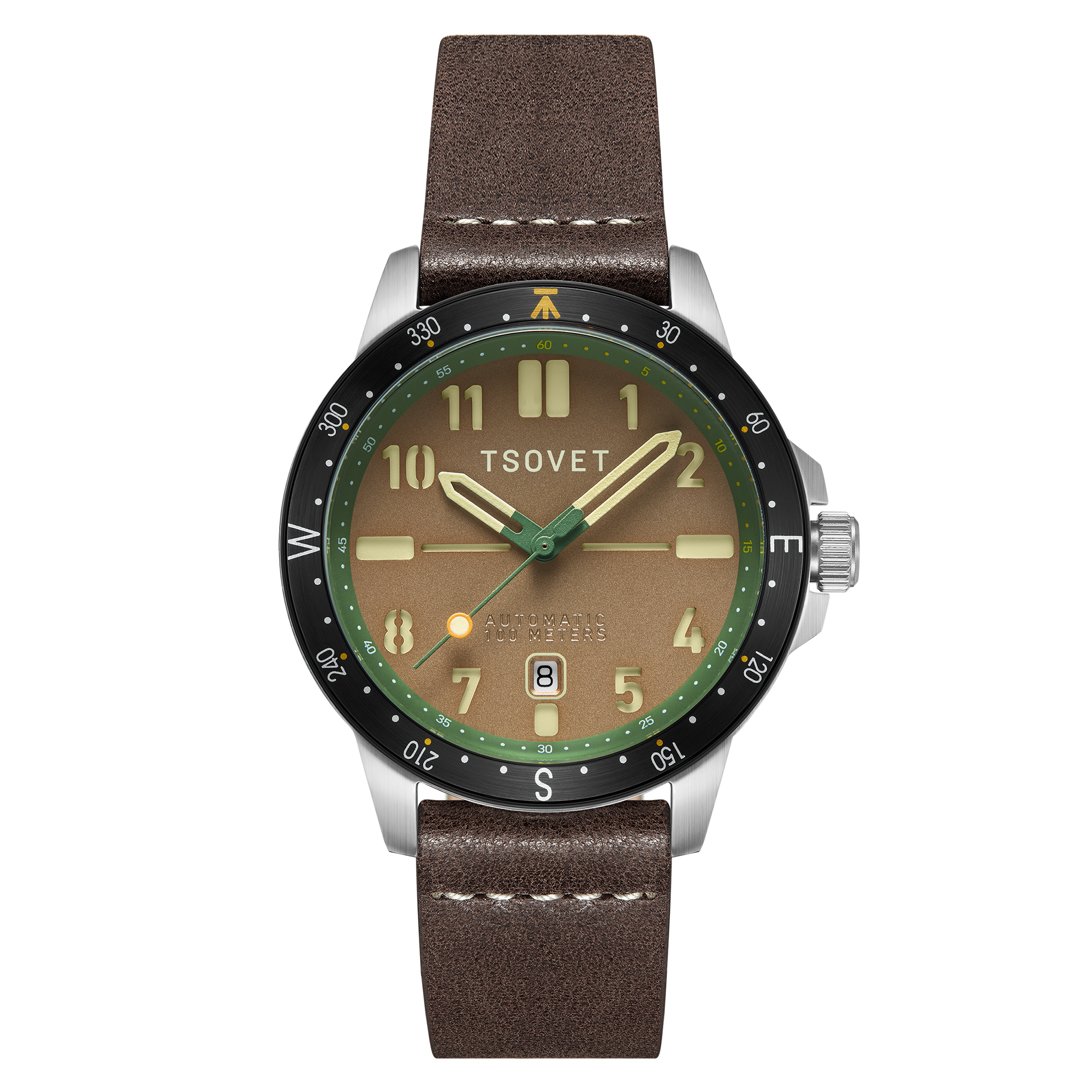 TSOVET Tsovet SVT Men's Japanese Automatic Birch Watch TS-4002-0A