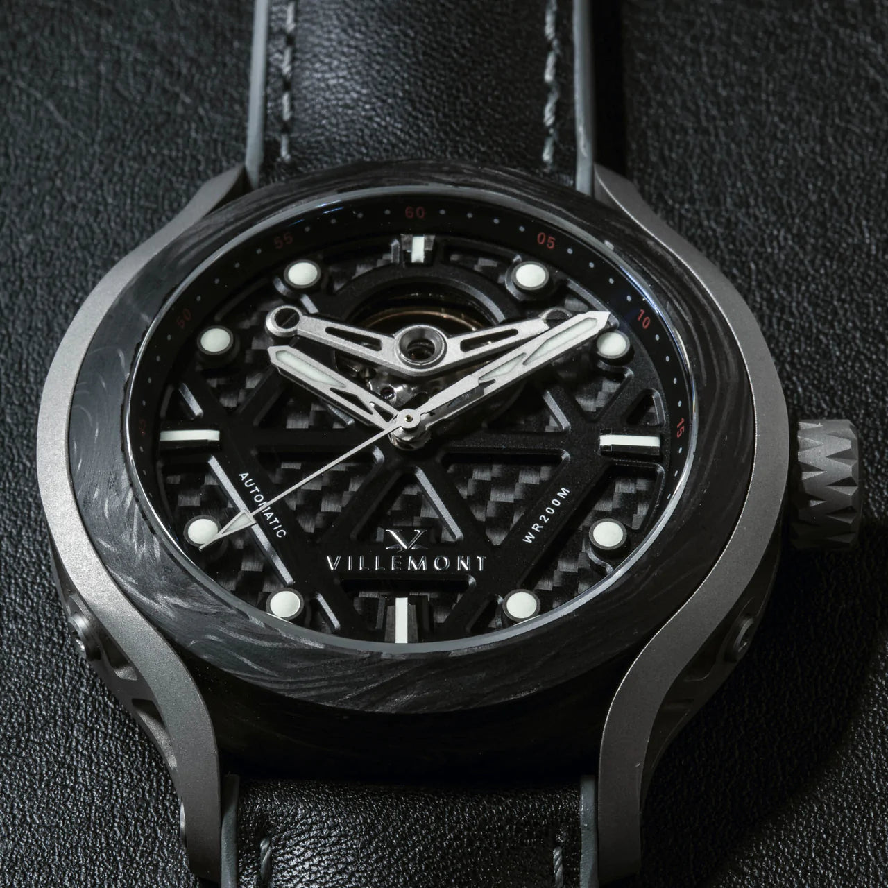 VILLEMONT Villemont Men's Tenacity Automatic Limited Edition Granite Watch VM-2001-01
